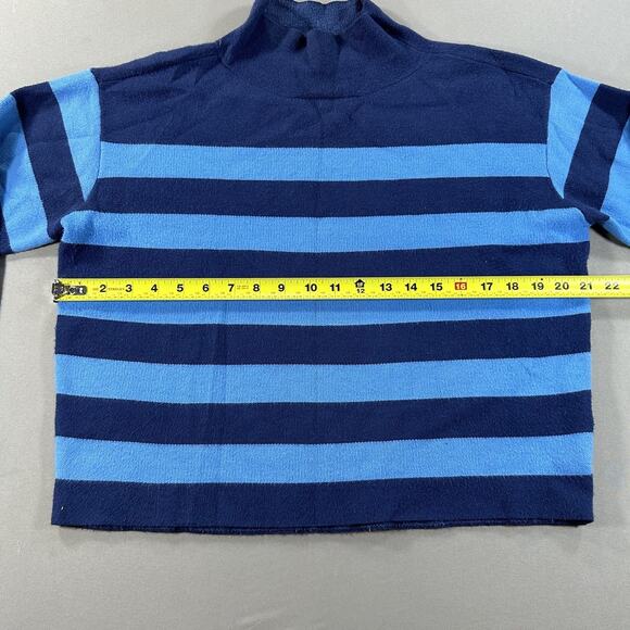 Maeve By Anthropologie Womens Sweater sz XXS Striped Blue long sleeve - Picture 4 of 8
